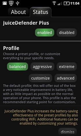 Juice Defender Migliorare Autonomia e Batteria smartphone Android, i migliori programmi gratis