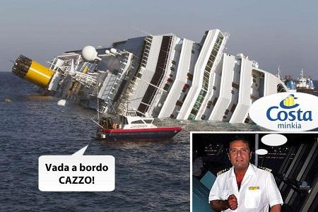 parodia schettino Costa Concordia: parodia “Capitan Schettino” con le vignette su Facebook | FOTO