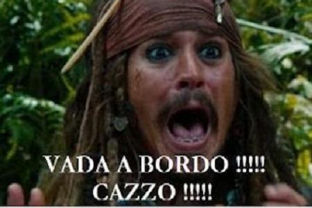 vada a bordo cazzo Jack Sparrow Costa Concordia: parodia “Capitan Schettino” con le vignette su Facebook | FOTO