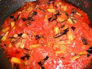 Pasta alla norma e melanzane a funghetti