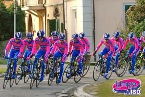 Cunego e Scarponi dal ritiro Lampre-ISD di San Vincenzo