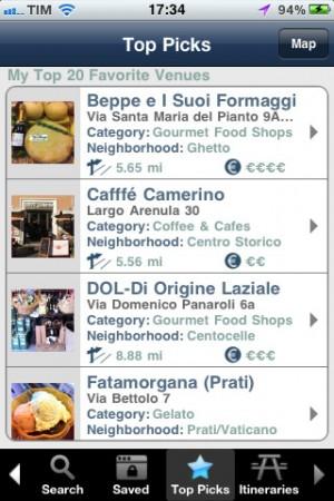 Rome for foodiers…. DOL segnalato dalla nuovissima App di ParlaFood!