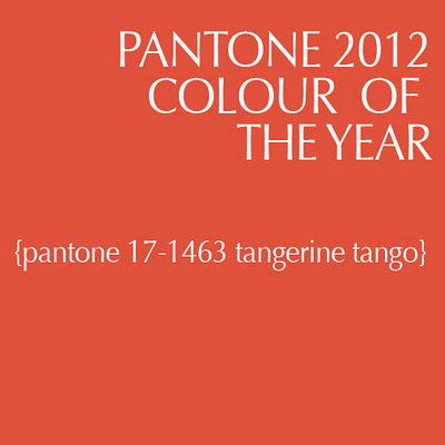 { Tangerine Tango Pantone Colour for 2012 }