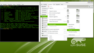 Ronin Adwaita green: il tema di ronin117Blog per Opensuse