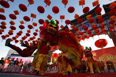 La festa  fortunata della Cina nell'anno del Dragone