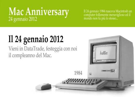 Il 24 Gennaio su Datatrade sconti su Mac e accessori!