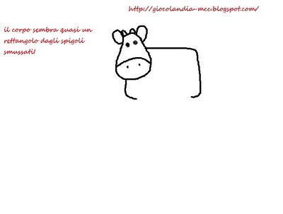 Mamma mi aiuti a disegnare?Una mucca in7 step!