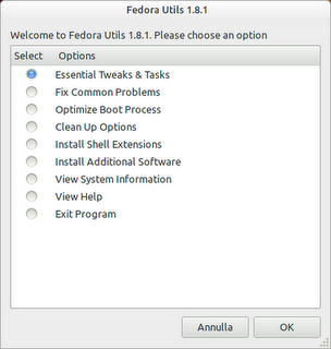 Fedora Utils: configuriamo Fedora 16 Verne con un click.