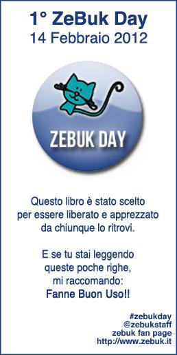 14 Febbraio: Libera un Libro per il 1° ZeBuk Day!