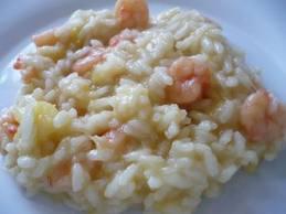 risotto limone e gamberetti