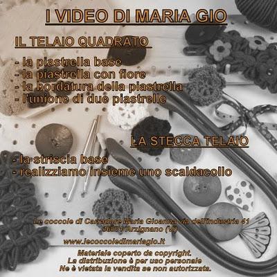 I VIDEO DI MARIA GIO IN DVD