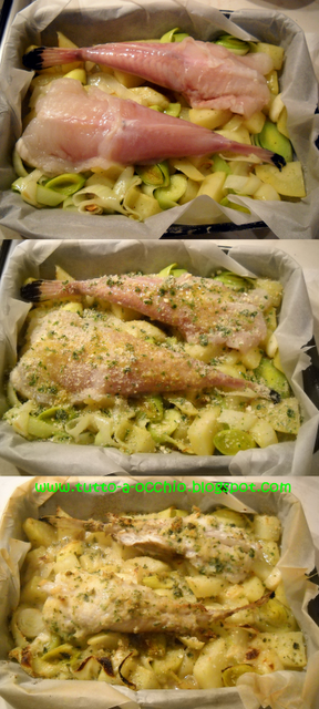 WHB #318 - Monkfish baked with potatoes and leeks