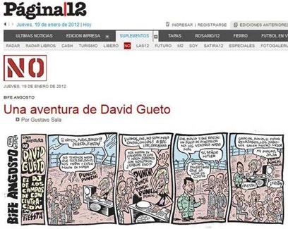 Fumetto antisemita argentino: ballando in un campo di concentramento