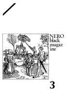 Nero prima serie n. 3 fanzine copertina