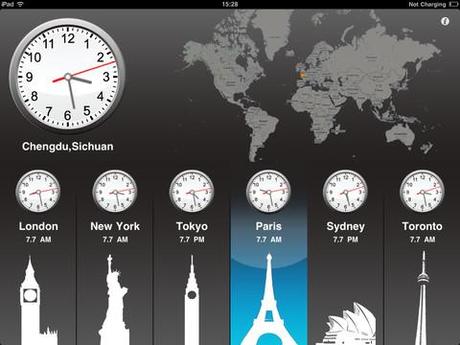 Global Clock Free optima applicazione per iPad