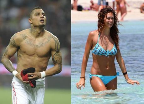 KEVIN PRINCE BOATENG con MELISSA SATTA