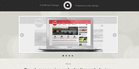 responsive e minimal web design