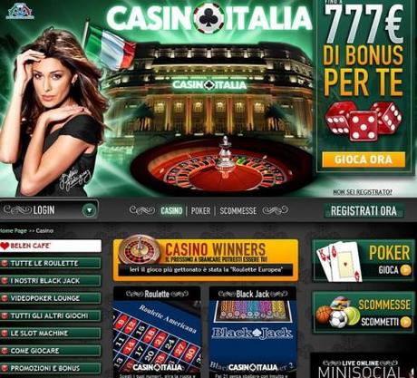 Belen sponsor a sua insaputa di un casino online