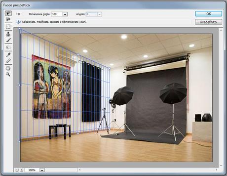 Il fuoco prospettico in Photoshop