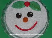 Snowman cake