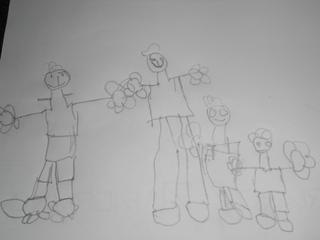 Il disegno dei miei bambini: La famiglia