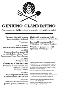 Genuino Clandestino: sabato a Palermo il film e la presentazione