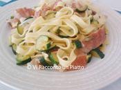 Tagliatelle zucchine speck