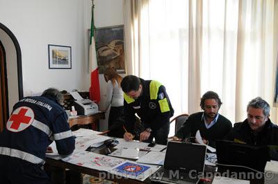 Allarme a Positano... in azione la Protezione Civile....