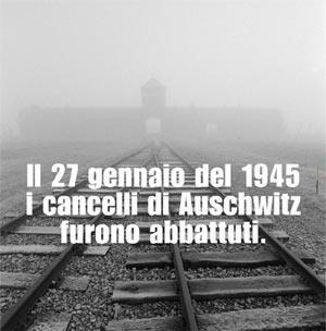 27 gennaio: Giorno della Memoria.