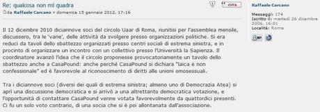 Ecco gli intrallazzi dell’UAAR con Casapound e Acrobax