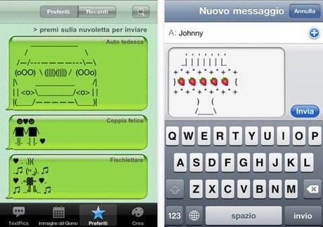 TextPics un App per disegnare nei messaggi.