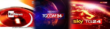 In&Out;: RaiNews, SkyTg24, TgCom24, confronto tra le tre reti ‘all-news’