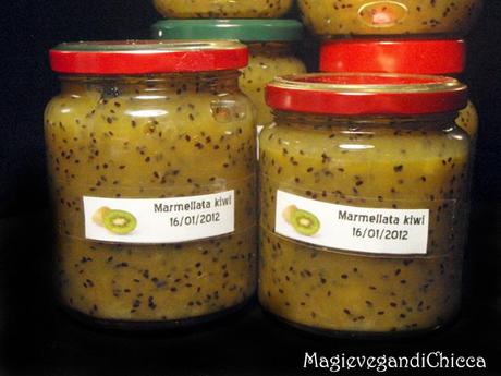 Marmellata di kiwi al profumo di limone