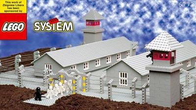 campo concentramento lego Museo di Varsavia compra modello lego di un campo di concentramento