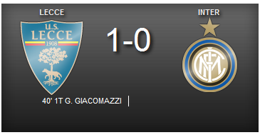 Lecce-Inter 1-0