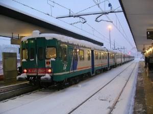 treno, neve