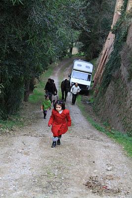 il backstage del set del carnevale fotografico