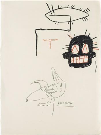 JEAN MICHEL BASQUIAT - Untitled (HALF-EATEN)