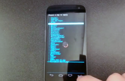 clockwork recovery Disponibile Clockwork Touch Recovery beta per Nexus S e Galaxy Nexus [Guida]