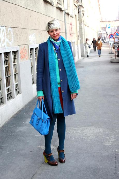 In the Street...Blue Inspiration, Milan