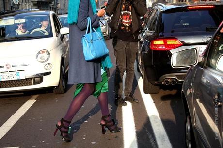 In the Street...Blue Inspiration, Milan