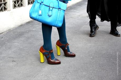 In the Street...Blue Inspiration, Milan