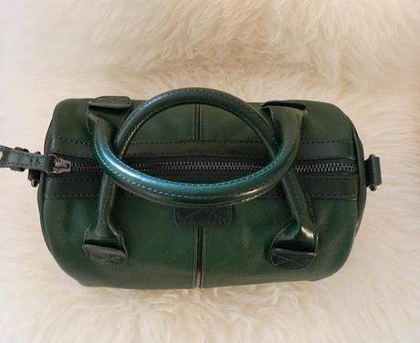 Emerald green shopping - Zara bowling bag and other things