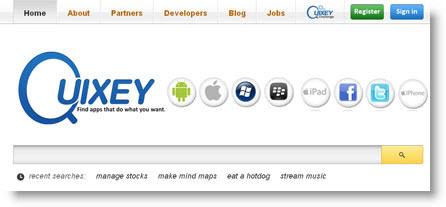 quixei Quixey: motore di ricerca per Apps Mobile