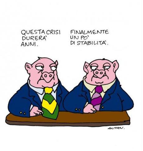 I bamboccioni e la crisi. Sto cercando alternative alle rapine di Stato ed alla evoluzione della specie, precaria o sotto ricatto. E poi Equitalia.