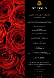 Un romantico San Valentino a Firenze