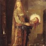 Gustave Moreau - Salomè con la testa di Giovanni Battista su un piatto