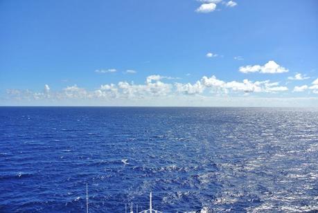 In diretta da Costa Atlantica: il pomeriggio caraibico di navigazione.