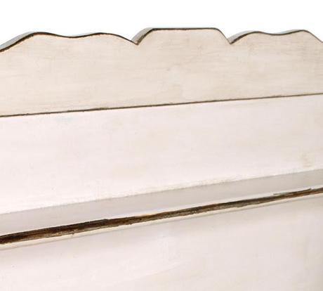 Piattaia shabby chic mensola cucina grigio tortora design myArtistic