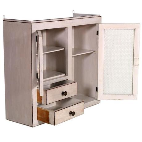 Vetrina shabby chic alzata cucina da parete design myArtistic
